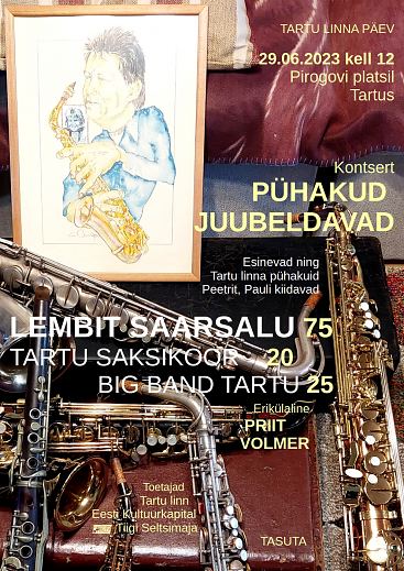Lembit Saarsalu, Tartu Saksikoor ja Big Band Tartu