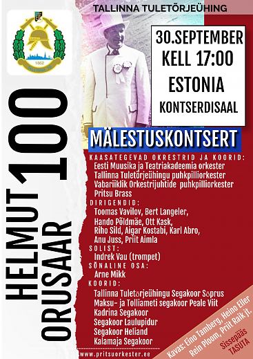 Helmut Orusaar 100 Estonia Kontserdisaalis