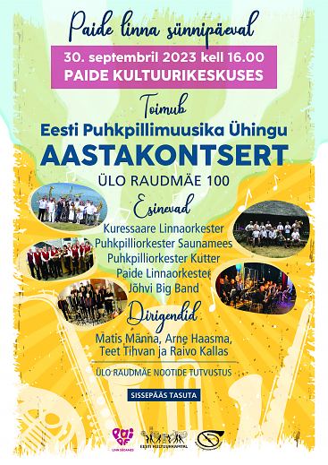 Eesti Puhkpillimuusika hingu 2023 Aastakontserdi videosalvestus Paides.