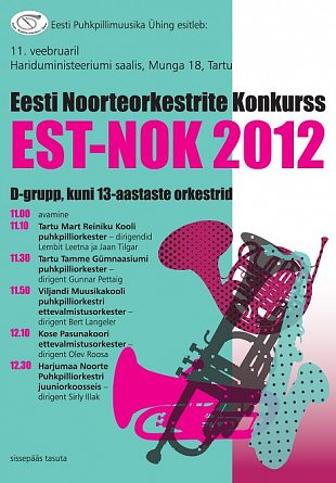 Eesti Noorteorkestrite Konkurss EST-NOK 2012: D-grupp