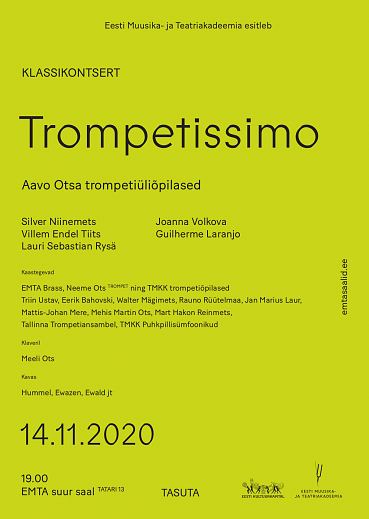 Eesti Muusika- ja Teatriakadeemia trompetiüliõpilaste kontsert