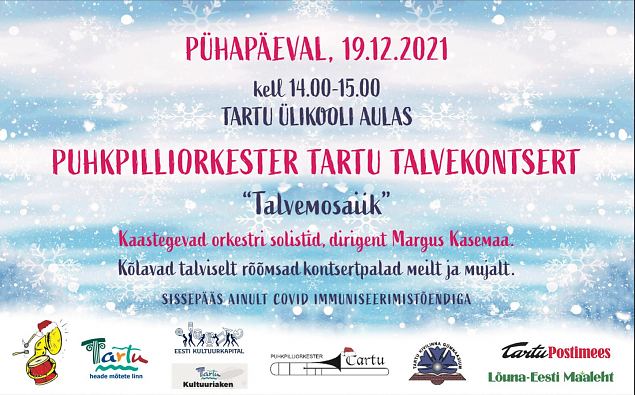 Puhkpilliorkester Tartu Talvekontsert