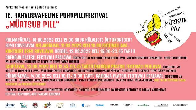 Rahvusvaheline puhkpillifestival Mrtsub Pill