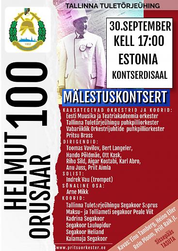 Helmut Orusaar 100 Estonia Kontserdisaalis