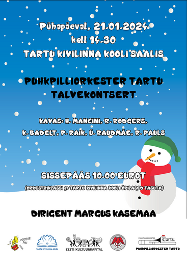 Puhkpilliorkester Tartu Talvekontsert