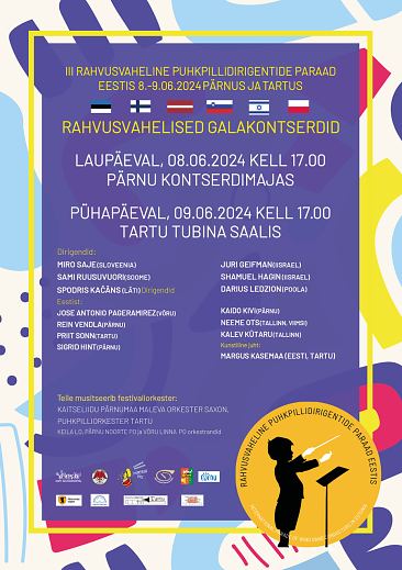 III Rahvusvaheline Puhkpillidirigentide Paraad Eestis - Tartus ja Prnus