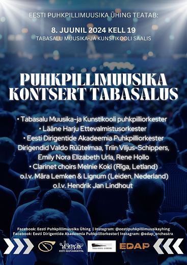 Puhkpillimuusika kontsert Tabasalus