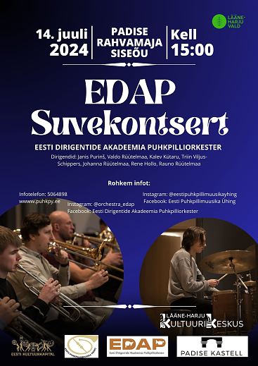 Dirigentide Suveakadeemia kontsert Padisel