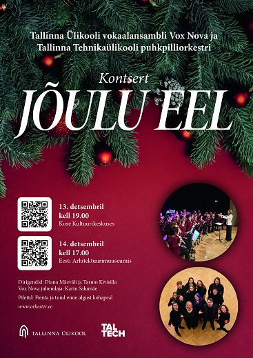 Tallinna Tehnikalikooli puhkpilliorkestri julukontserdid.