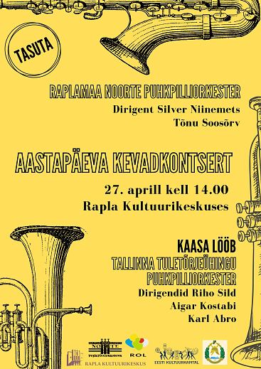 Raplamaa Noorte Puhkpilliorkestri kontsert
