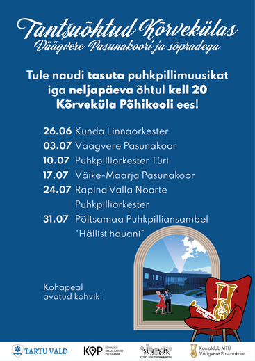 Puhkpillimuusika saatel tantsuhtud Krveklas