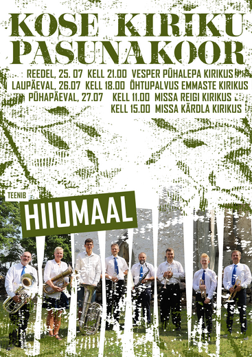 Kose Kiriku Pasunakoori kontserttuur Hiiumaal