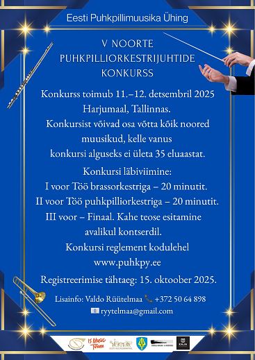 V Noorte Puhkpilliorkestri dirigentide konkurss