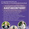 Eesti Puhkpillimuusika hingu Aastakontserdi videosalvestus 9. oktoobril 2021.