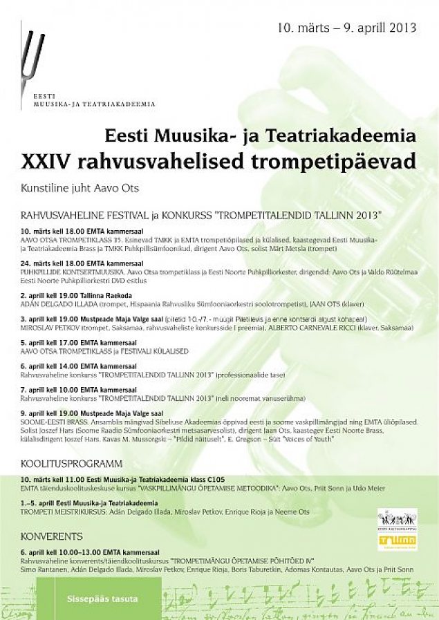 EMTA XXIV rahvusvahelised trompetipevad