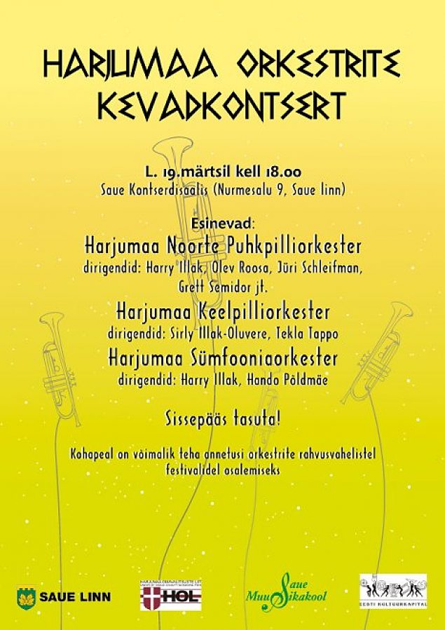 19. mrtsil kell 18.00 Saue Kontserdisaalis Harjum