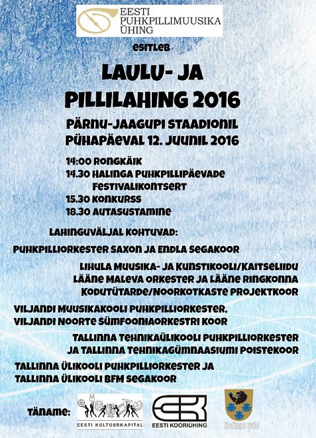 Laulu ja pillilahing 2016 Prnu - Jaagupis