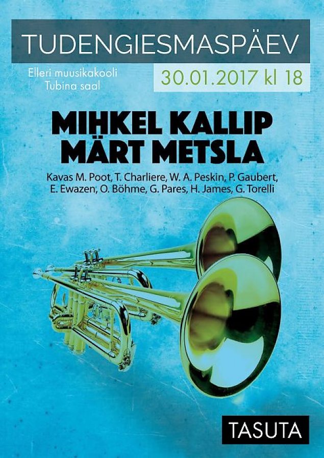 Tudengiesmaspev - trompetisolistid Mihkel Kallip ja Mrt Metsla