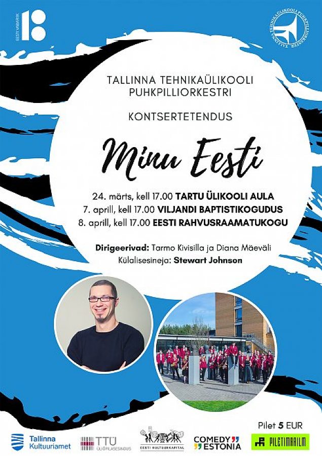 Tallinna Tehnikalikooli puhkpilliorkestri kontserdid - Minu Eesti
