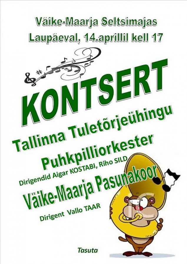 Puhkpillimuusika kontsert Vike-Maarjas