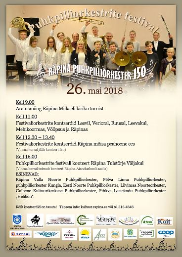 Puhkpilliorkestrite festival - Rpina Puhkpilliorkester 150.