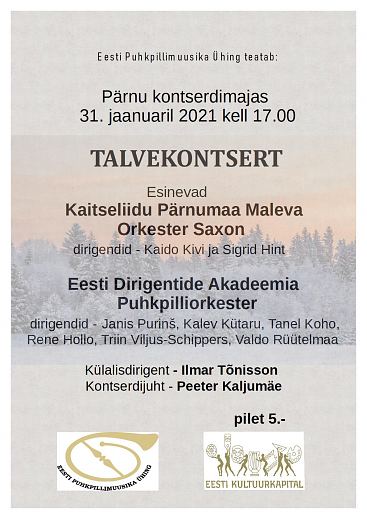 TALVEKONTSERT PRNU KONTSERDIMAJAS 